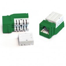 Фотография товара 'Hyperline Вставка Keystone Jack RJ-45 KJNE-8P8C-C5e-90-GN'