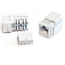 Фотография товара 'Hyperline Вставка Keystone Jack RJ-45 KJNE-8P8C-C6-90-WH'