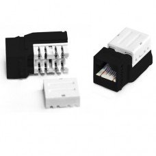 Фотография товара 'Hyperline Вставка Keystone Jack RJ-45 KJNE-8P8C-C6-90-BK'