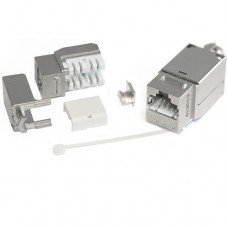 Фотография товара 'Hyperline Вставка Keystone Jack RJ-45 KJNE-8P8C-C6A-90-SH-F-WH'