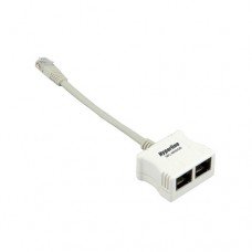 Фотография товара 'Hyperline Разветвитель RJ-45 4Pr.T568A/T568B - 2Pr.10BASE + 2Pr.USOC SPL-YT4-E2-U2'