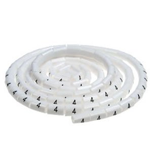 Фотография товара 'Hyperline Маркеры на кабель, круглые, цифра 4 OM-5.5-4'