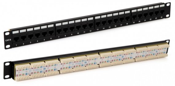 Фотография товара 'Hyperline Патч-панель 19 2U, 32 порта RJ-45 PP3-19-32-8P8C-C5E-110D'