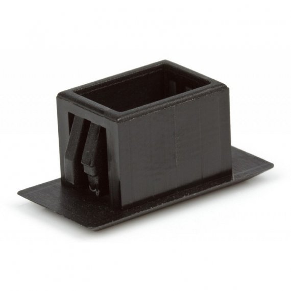 Фотография товара 'Hyperline 41600 FO-STUB-SSC-BK Заглушка отверстия под адаптер simplex SC'