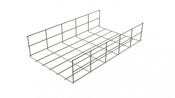 Фотография товара 'Hyperline 526017 EWT-CRW-100-300-3000-4,0-EZ Проволочный лоток 100х300x3000-4,0 мм.'