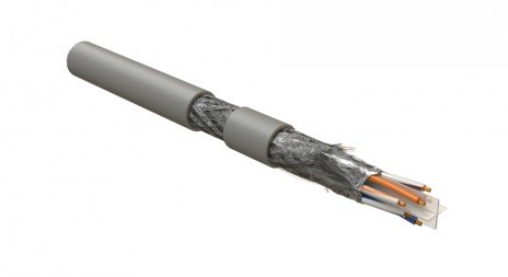 Фотография товара 'Hyperline Кабель для сетей Industrial Ethernet, категория 6, 4x2x24 AWG, многопроволочные жилы (patch), SF/UTP, PU, ISFUTP4-C6-P24/19-PU-GY'