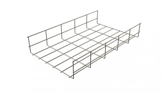 Фотография товара 'Hyperline 526010 EWT-CRW-80-300-3000-4,0-EZ Проволочный лоток 80х300x3000-4,0 мм.'