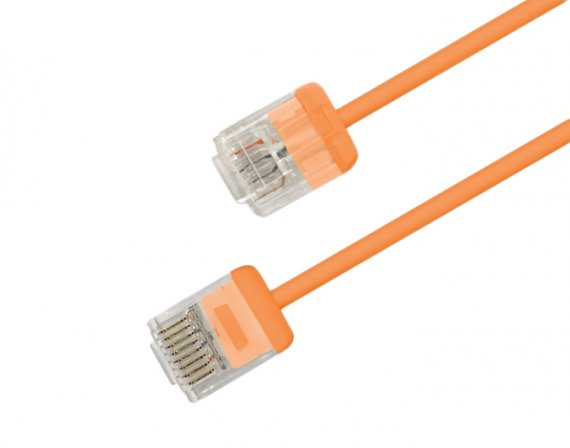 Фотография товара 'Hyperline 490732 PC-LPU-UTP-RJ45-RJ45-C6-1.5M-LSZH-OR Патч-корд U/UTP, категория 6'