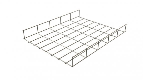 Фотография товара 'Hyperline 528585 EWT-CRW-50-400-3000-4,0-EZ Проволочный лоток 50х400x3000-4,0 мм.'