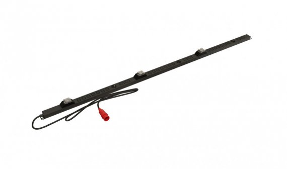 Фотография товара 'Hyperline 484605 SHE-3SH-21IEC-6BIEC-3B-3PVR Блок розеток вертикальный, 3 розетки Schuko, 21 розетка IEC320 C13'