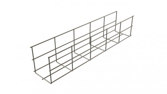 Фотография товара 'Hyperline 528602 EWT-CRW-100-100-3000-5,0-EZ Проволочный лоток 100х100x3000-5,0 мм.'