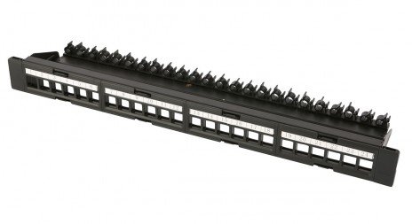 Фотография товара 'Hyperline Модульная патч-панель 19", 24 порта, 4 съемные панели по 6 модулей, 1U, PPBL6-19-24-RM'