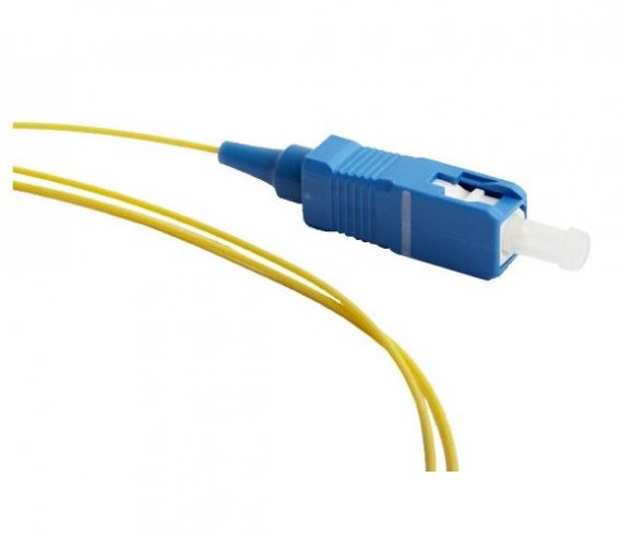 Фотография товара 'Hyperline Пигтейл волоконно-оптический SM 9/125 (OS2), SC/UPC, 1.5 м, LSZH, FPT-B9-9-SC/UR-1.5M-LSZH-YL'