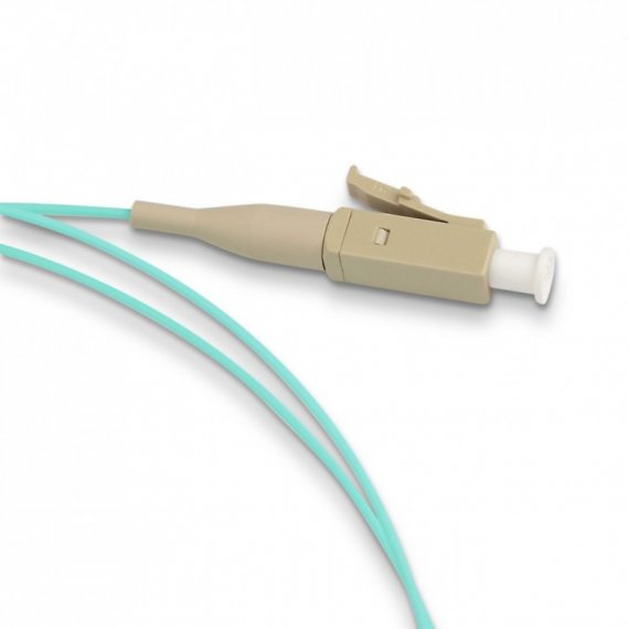 Фотография товара 'Hyperline Пигтейл волоконно-оптический MM 50/125(OM3), LC, 1.5 м, LSZH, FPT-B9-503-LC/PR-1.5M-LSZH-AQ'