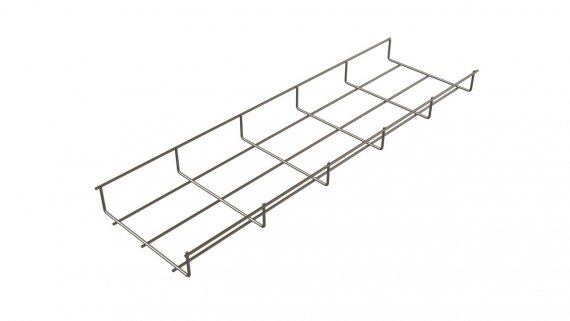 Фотография товара 'Hyperline 525992 EWT-CRW-30-150-3000-4,0-EZ Проволочный лоток 30х150x3000-4,0 мм.'