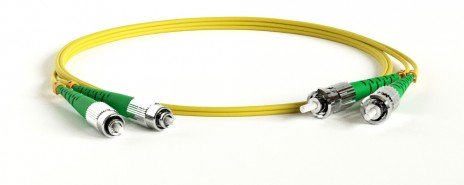 Фотография товара 'Hyperline Патч-корд волоконно-оптический (шнур) SM 9/125 (OS2), FC/APC-ST/APC, 2.0 мм, duplex, LSZH, FC-D2-9-FC/AR-ST/AR-H-1M-LSZH-YL'