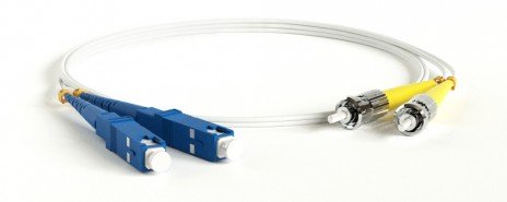 Фотография товара 'Hyperline Патч-корд волоконно-оптический (шнур) SM 9/125 (G657), ST/UPC-SC/UPC, 2.0 мм, duplex, LSZH, FC-D2-9A1-SC/UR-ST/UR-H-2M-LSZH-WH'