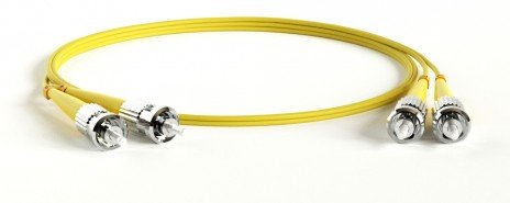 Фотография товара 'Hyperline Патч-корд волоконно-оптический (шнур) SM 9/125 (OS2), ST/UPC-ST/UPC, 2.0 мм, duplex, LSZH, FC-D2-9-ST/UR-ST/UR-H-1M-LSZH-YL'