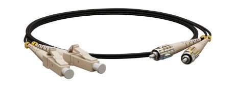 Фотография товара 'Hyperline Патч-корд волоконно-оптический (шнур) MM 62.5/125, LC-ST, 2.0 мм, duplex, LSZH, FC-D2-62-LC/PR-ST/PR-H-5M-LSZH-BK'