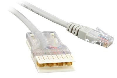 Фотография товара 'Hyperline 229905 PC-110-RJ45-4P-C5e-3M-LSZH-GY Патч-корд 110 тип - RJ-45'