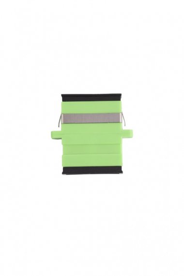 Фотография товара 'Hyperline 497450 FA-P11Z-DSC/DSC-N/BK-GN Оптический проходной адаптер SC/APC-SC/APC'