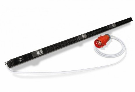 Фотография товара 'Hyperline Блок розеток трехфазный 3x32А вертикальный, 3 блока по 6хIEC60320 С13+2хIEC60320, SHE-18IEC-6BIEC-3V-3PVR'