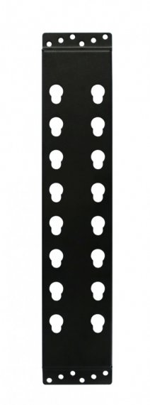 Фотография товара 'Hyperline 481291 CMK-M-RAL9005 Заглушка органайзера с крепежом типа "монетка"'