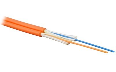 Фотография товара 'Hyperline Кабель волоконно-оптический 62.5/125 (OM1) многомодовый 2 волокна, duplex FO-D3-IN-62-2-LSZH-BK'