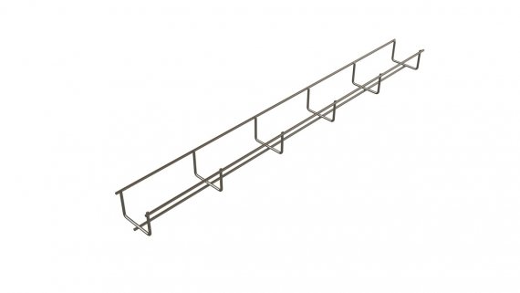 Фотография товара 'Hyperline 525990 EWT-CRW-30-60-3000-4,0-EZ Проволочный лоток 30х60x3000-4,0 мм.'