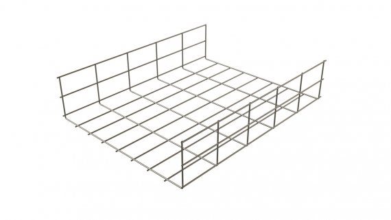 Фотография товара 'Hyperline 526018 EWT-CRW-100-400-3000-5,0-EZ Проволочный лоток 100х400x3000-5,0 мм.'