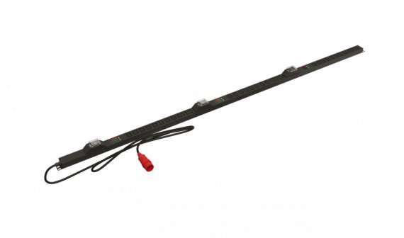 Фотография товара 'Hyperline 458247 SHE-24IEC-6BIEC-BAV-2PVR Блок розеток, вертикальный, 24 розетки IEC320 C13, 6 розеток IEC320 C19'