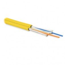 Фотография товара 'Hyperline Кабель волоконно-оптический 9/125 (SMF-28 Ultra) FO-D2-IN-9S-2-LSZH-YL'