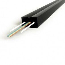 Фотография товара 'Hyperline Кабель волоконно-оптический 9/125 (SMF-28 Ultra) одномодовый, 4 волокна FO-FTTH-IN-9S-4-LSZH-BK'