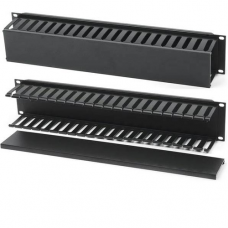 Фотография товара 'Hyperline Кабельный организатор пластиковый с крышкой, 19, 2U CM-2U-PL-COV'