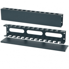 Фотография товара 'Hyperline Кабельный организатор металлический с крышкой, 19, 2U CM-2U-ML-COV'