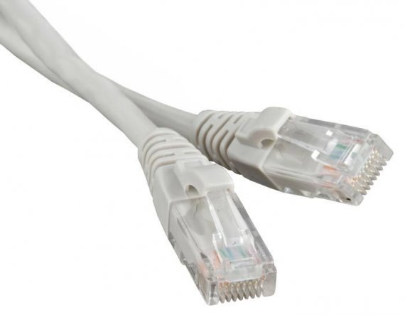 Фотография товара 'Hyperline Патч-корд U/UTP, Cat.6, LSZH, PC-LPM-UTP-RJ45-RJ45-C6-1.5M-LSZH-GY'