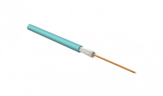 Фотография товара 'Hyperline 489893 FO-S2-IN-503-1-HFLTx-AQ Кабель волоконно-оптический 50/125 (OM3)'