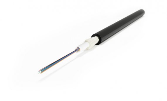 Фотография товара 'Hyperline 447243 FO-ST-IN/OUT-62-8-LSZH-BK Кабель волоконно-оптический 62.5/125 (OM1)'