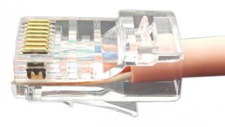Фотография товара 'Hyperline Разъем легкой оконцовки RJ-45 под витую пару категория 6 PLEZ-8P8C-U-C6-100'
