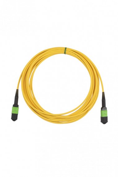 Фотография товара 'Hyperline 358858 FHD-MC3-9-MPOF12/AS-MPOF12/AS-B-5M-LSZH-YL Патч-корд волоконно-оптический МРО (мама)-МРО (мама)'