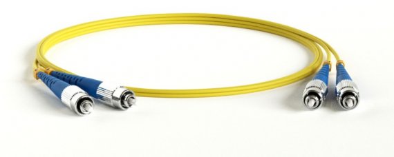 Фотография товара 'Hyperline Патч-корд волоконно-оптический (шнур) SM 9/125 FC-S2-9-FC/UR-FC/UR-H-5M-LSZH-YL'