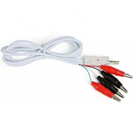 Фотография товара 'Hyperline 15781 KR-CABLE-CRO4 Шнур тестовый 4-х контактный, зажимные контакты'