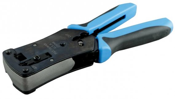Фотография товара 'Hyperline Инструмент обжимной для RJ-45, RJ-12, RJ-11 HT-N468B'