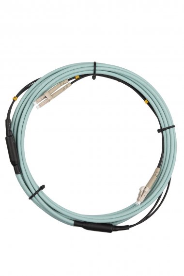 Фотография товара 'Hyperline 484733 FC-AWS1/D-503-LC/PR-LC/PR-H-5M-LSZH-AQ Патч-корд волоконно-оптический (шнур) MM 50/125(OM3)'