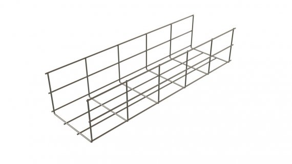 Фотография товара 'Hyperline 526015 EWT-CRW-100-150-3000-4,0-EZ Проволочный лоток 100х150x3000-4,0 мм.'