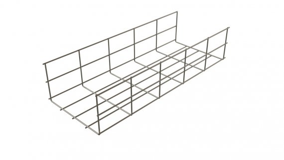 Фотография товара 'Hyperline 526016 EWT-CRW-100-200-3000-4,0-EZ Проволочный лоток 100х200x3000-4,0 мм.'