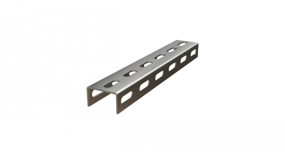 Фотография товара 'Hyperline 518482 TMS-NPS-1-50-30-2600-2,5-SZ Профиль перфорированный П-образный средний 50х30х2600-2,5 мм'
