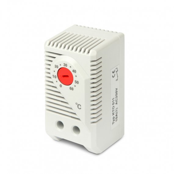 Фотография товара 'Hyperline 230251 KL-TRS-CL-060 Термостат нормально-замкнутый 0-60°C для обогрева'