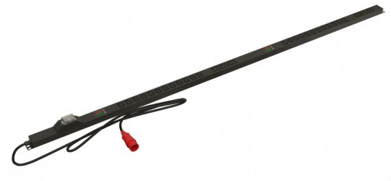 Фотография товара 'Hyperline 487087 SHE-24IEC-6BIEC-BAV-3PVB Блок розеток, вертикальный, 24 розетки IEC320 C13, 6 розеток IEC320 C19'