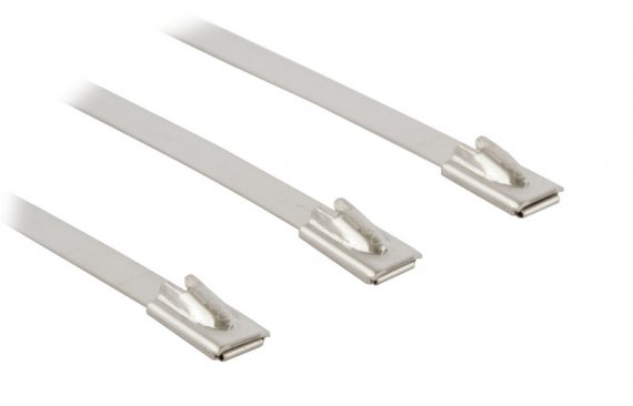 Фотография товара 'Hyperline Стяжка стальная, коррозионно-стойкая 370x6x0.5мм FVC-370'